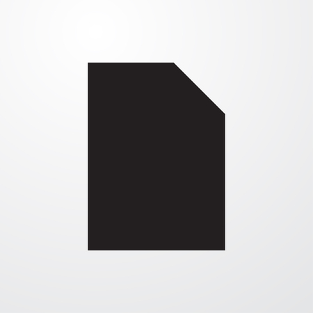 paper icon illustration isolated vector sign symbolのイラスト素材