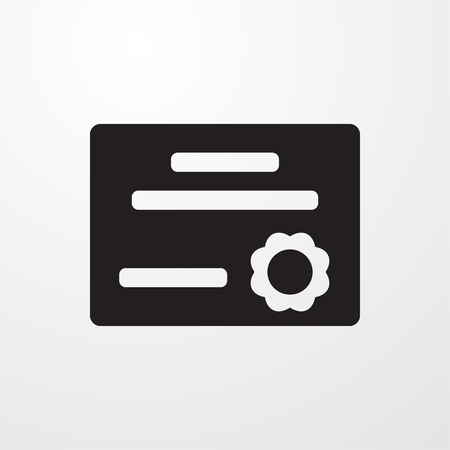 diploma icon illustration isolated vector sign symbolのイラスト素材