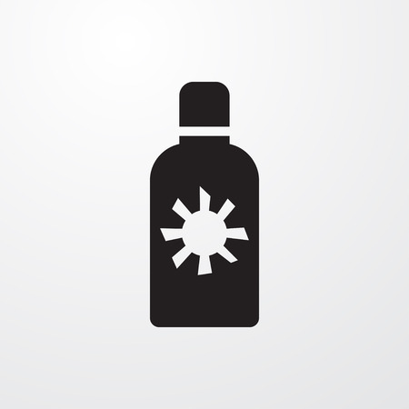 sun cream icon illustration isolated sign symbolのイラスト素材