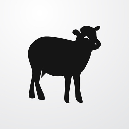 sheep icon illustration isolated sign symbolのイラスト素材
