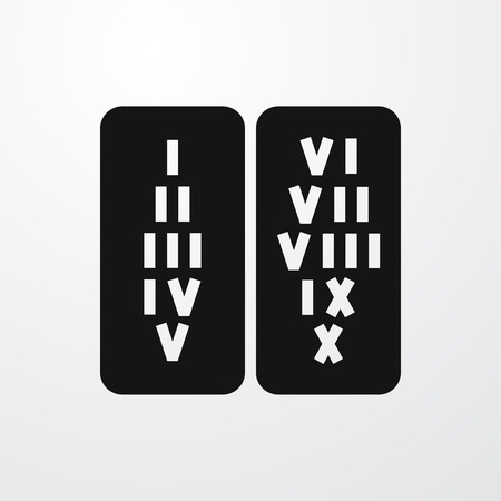 religion stone icon illustration isolated sign symbolのイラスト素材