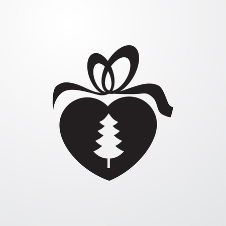 christmas gift icon illustration isolated sign symbolのイラスト素材