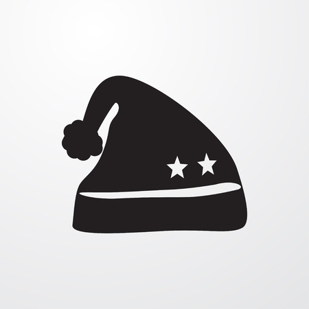 santa hat icon illustration isolated sign symbolのイラスト素材