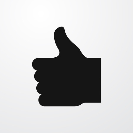thumb up icon illustration isolated vector sign symbolのイラスト素材