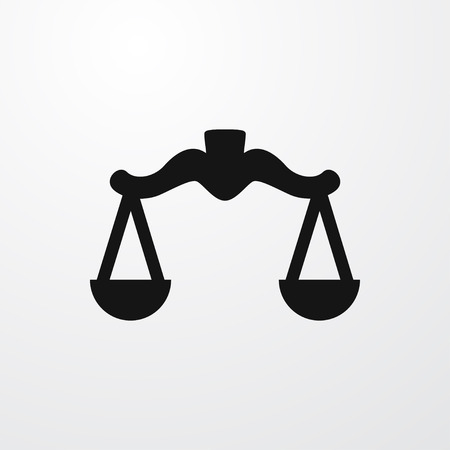 scales icon illustration isolated vector sign symbolのイラスト素材