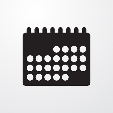 calendar icon illustration isolated vector sign symbolのイラスト素材