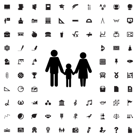 family icon illustration isolated vector sign symbolのイラスト素材