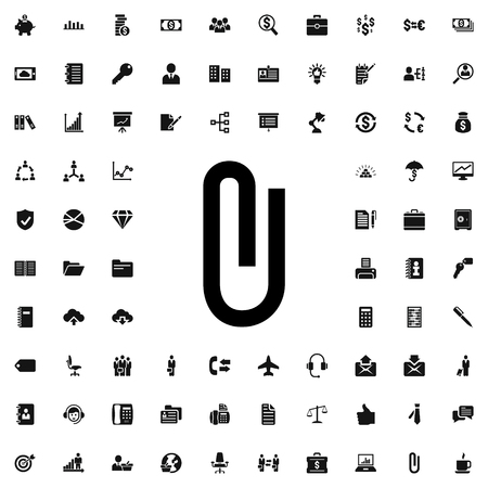 clip icon illustration isolated vector sign symbolのイラスト素材