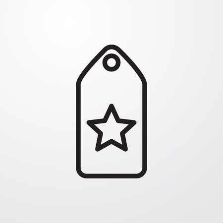 tag icon illustration isolated vector sign symbolのイラスト素材
