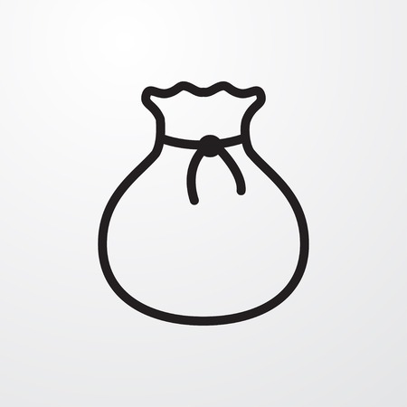 sack icon illustration isolated vector sign symbolのイラスト素材