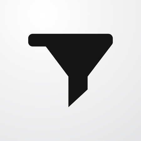 filter icon illustration isolated vector sign symbolのイラスト素材