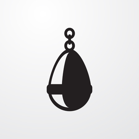 boxing bag icon illustration isolated vector sign symbolのイラスト素材