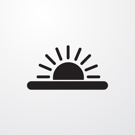 sun icon illustration isolated vector sign symbolのイラスト素材