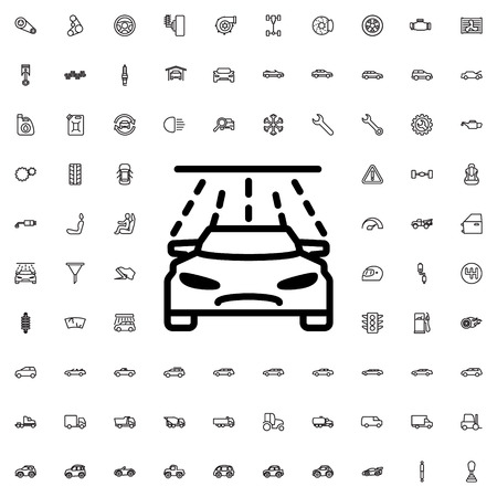 car wash icon illustration isolated vector sign symbolのイラスト素材