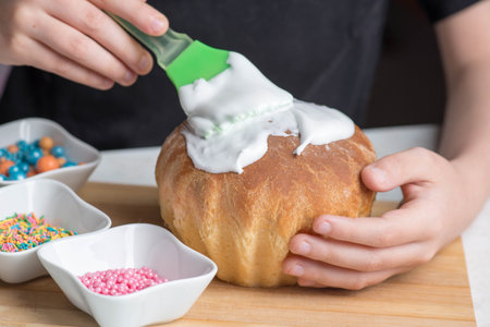 sugar glaze covers Easter for the holiday