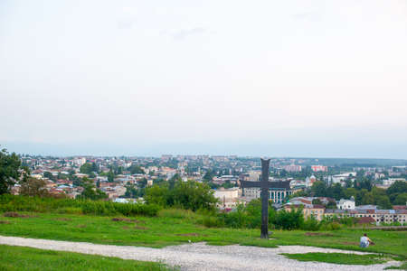 The views from the hill to Kutaisi are wonderfulの写真素材