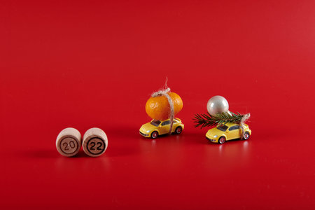 2022 and yellow cars with tangerine and spruce