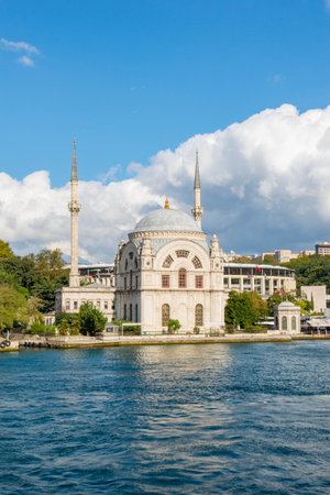 Elegant nineteenth-century mosque in Ottoman dolmabahce styleの写真素材