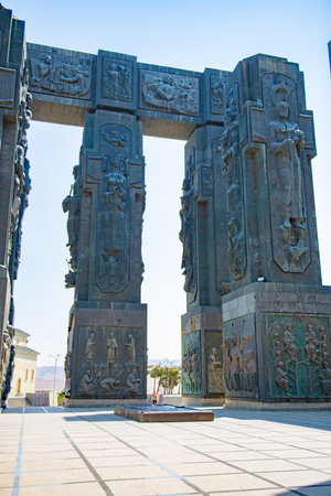 Chronicle of Georgia: Landmark at the Tbilisi Reservoirの写真素材
