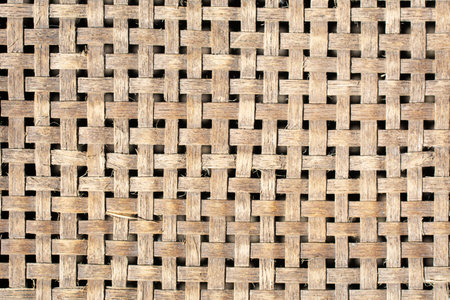 Wood grain background Bamboo art. Texture background of bamboo basketry