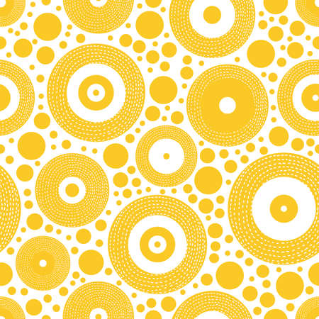 Seamless pattern, polka dot fabric, wallpaper, vector. Polka dot vector seamless pattern. Can be used in textile industry, paper, background, scrapbooking.のイラスト素材