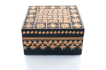 Casket for storage of female jewelryの写真素材