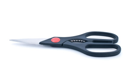 Black  Scissors isolated on a white background