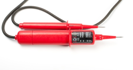 Electrical Test Probes on a white background.の写真素材