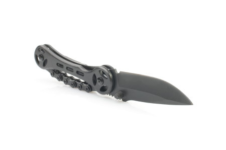 Pocket knife isolated on white