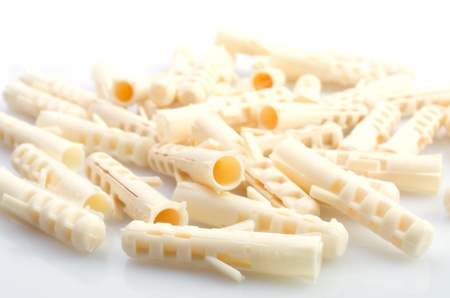 Dowel on the white backgroundの写真素材