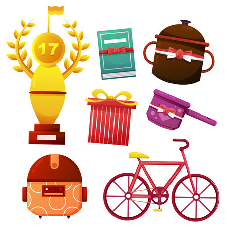 Prizes for Indonesia's Independence Day Competition August 17thのイラスト素材