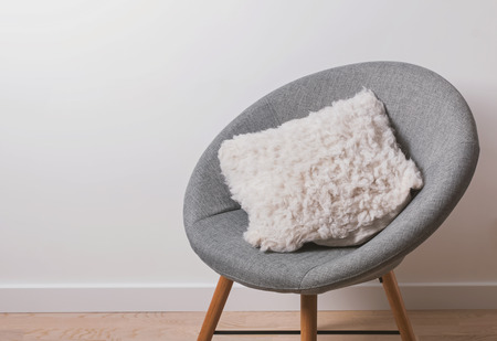 Cozy modern armachairの写真素材