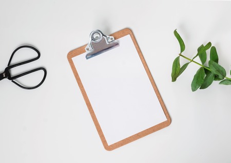 Minimalist clipboard mock-upの写真素材