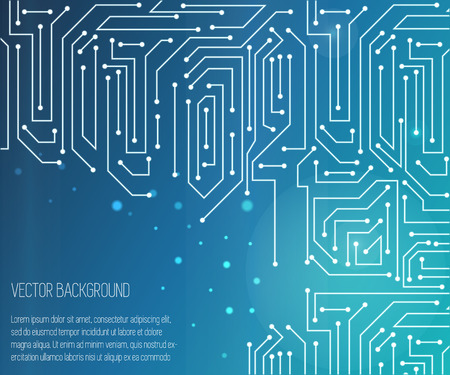 Abstract background in blue color with place for text.の写真素材