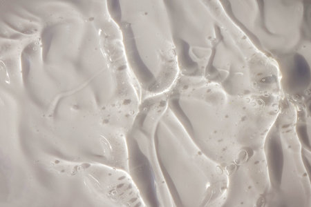 Transparent bubble gel texture.
