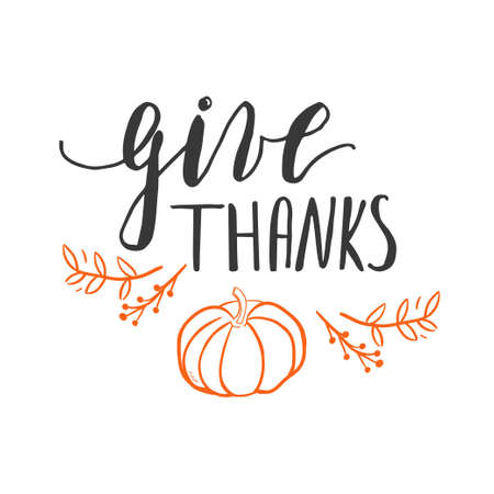 Thanksgiving day card template.のイラスト素材
