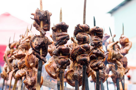 method of cooking chickens.