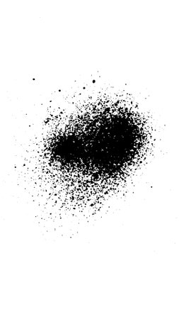 Spray paint brush, splatter patterns, texture, ink drop on vector.のイラスト素材