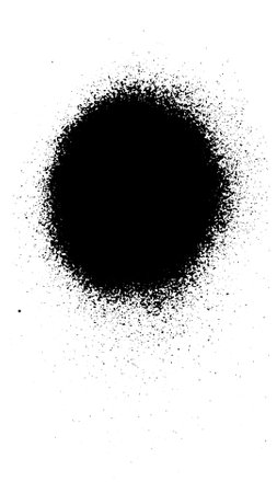 Spray paint brush, splatter patterns, texture, ink drop on vector.のイラスト素材