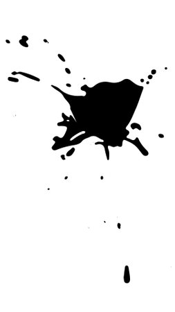 Spray paint brush, splatter patterns, texture, ink drop on vector.のイラスト素材
