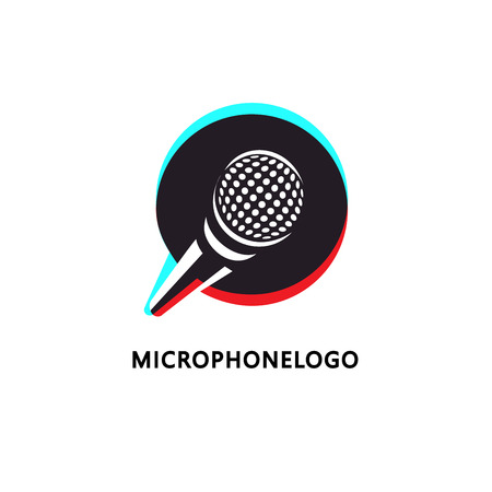 logo design for music or broadcasting related business. Emitting soundのイラスト素材