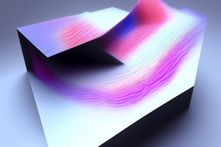 Abstract background. 3d illustration. Can be used as a desktop wallpaperの素材