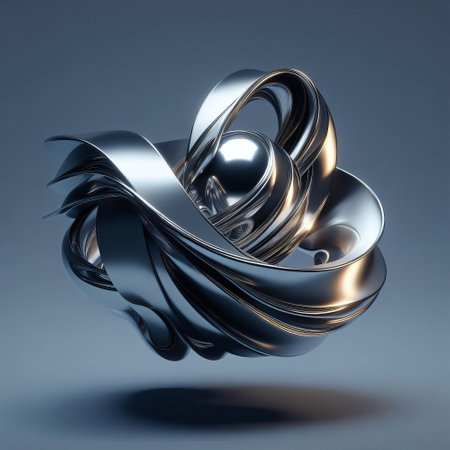 Abstract metal background. 3d rendering,  3d illustration.の素材