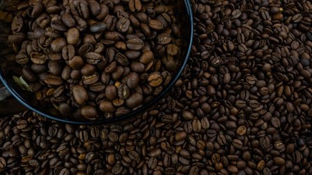 Coffee beansの写真素材