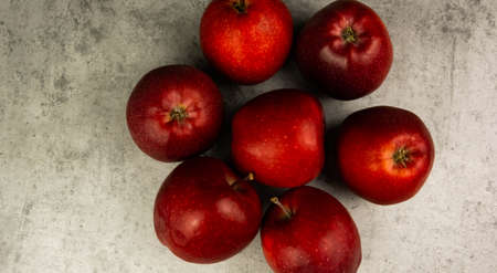 Red applesの写真素材