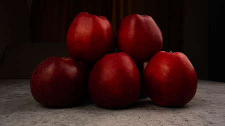 Red applesの写真素材