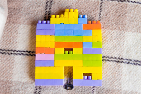 The building is made up of the designer.の写真素材