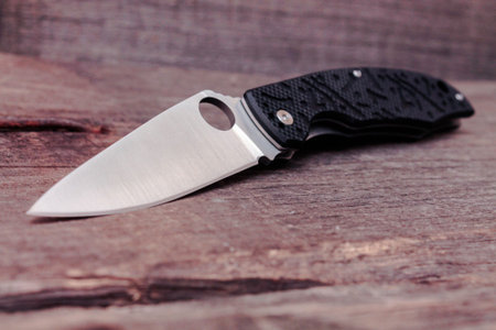 Knife on the board.