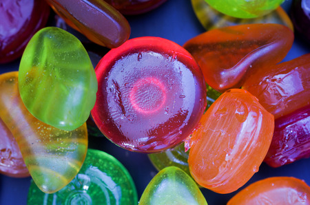 Multi-colored objects. Photo in a low key. Macro.の写真素材