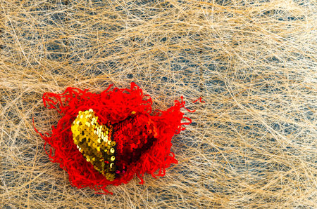 Broken heart. A heart that suffers. Valentine's Day